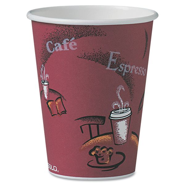 SCCOF12BI0041 Dart Bistro Design Hot Drink Cups, Paper, 12oz, 300/Carton
