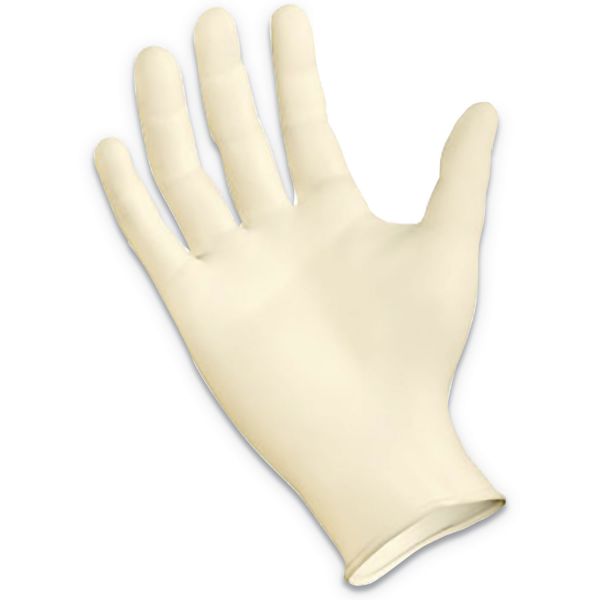 BWK310SBX Boardwalk Powder-Free Synthetic Examination Vinyl Gloves, Small, Cream, 5 mil, 100/Box