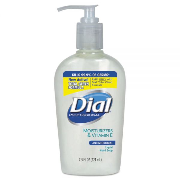 DIA84024 Dial Professional Antimicrobial Soap with Moisturizers, 7.5oz Décor Pump, 12/Carton