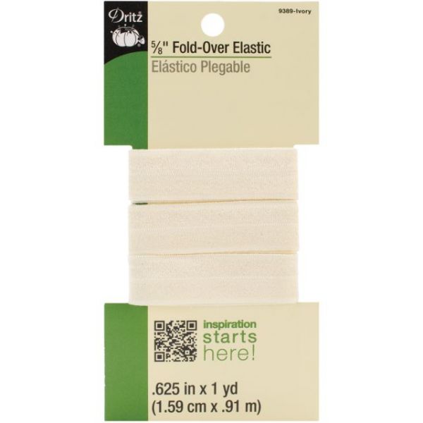 NOTM100367 Fold-Over Elastic 5/8"X1yd