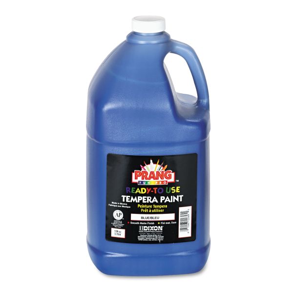 DIX22805 Prang Ready-to-Use Tempera Paint, Blue, 1 gal