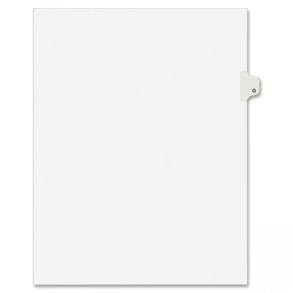 KLF80007 Kleer-Fax Legal Index Dividers