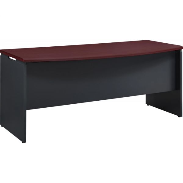 Ameriwood Home Pursuit Executive Desk, Cherry/Gray