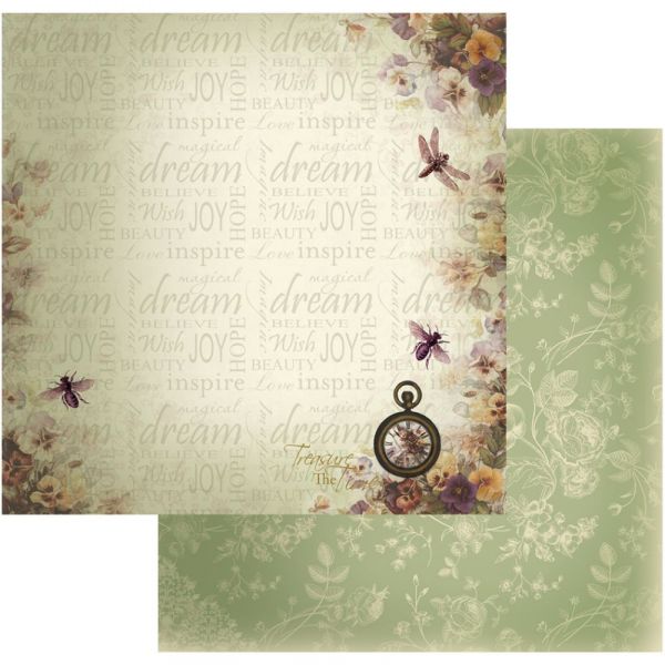 NOTM322397 Hearts Ease Double-Sided Paper 12"X12"