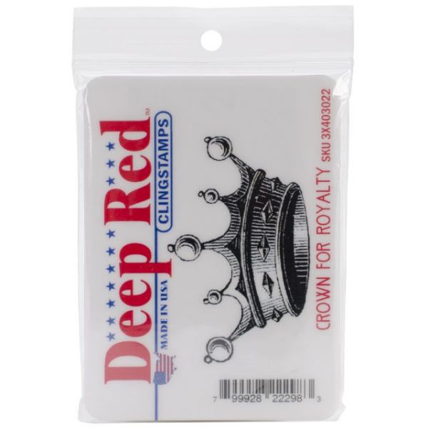 NOTM261175 Deep Red Cling Stamp 1.5"X2.5"