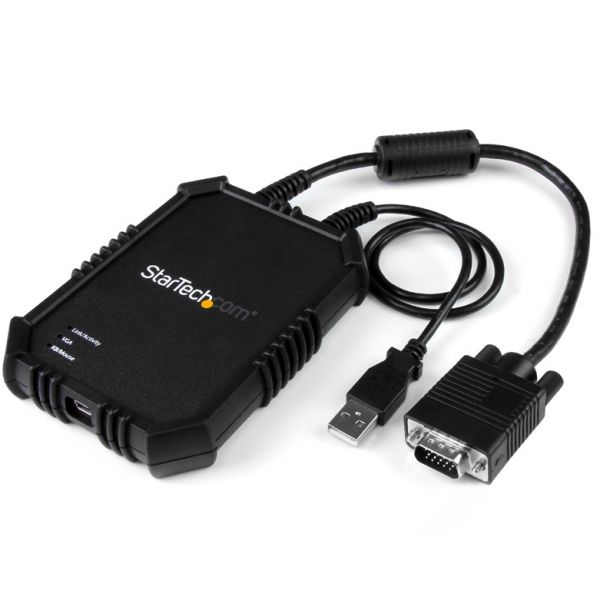 SYNX4284035 StarTech.com Laptop to Server KVM Console - Rugged USB Crash Cart Adapter with File Transfer and Video Capture