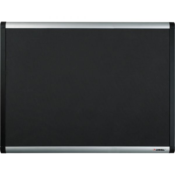 LLR75695 Lorell Black Mesh Fabric Covered Bulletin Boards