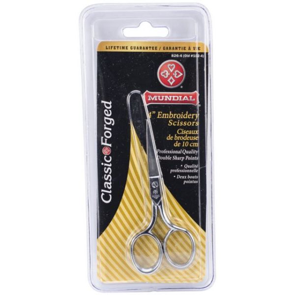 NOTM083997 Classic Forged Embroidery Scissors 4"