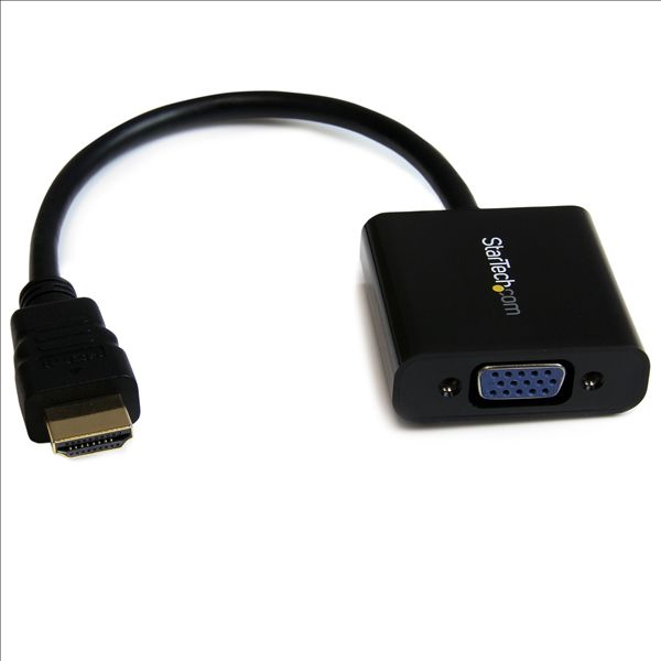 SYNX3535544 StarTech.com HDMI to VGA Adapter - 1080p - 1920 x 1200 - Black - HDMI Converter - VGA to HDMI Monitor Adapter