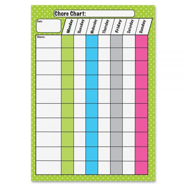 ASH10089 Ashley Magnetic Dry Erase Chore Chart