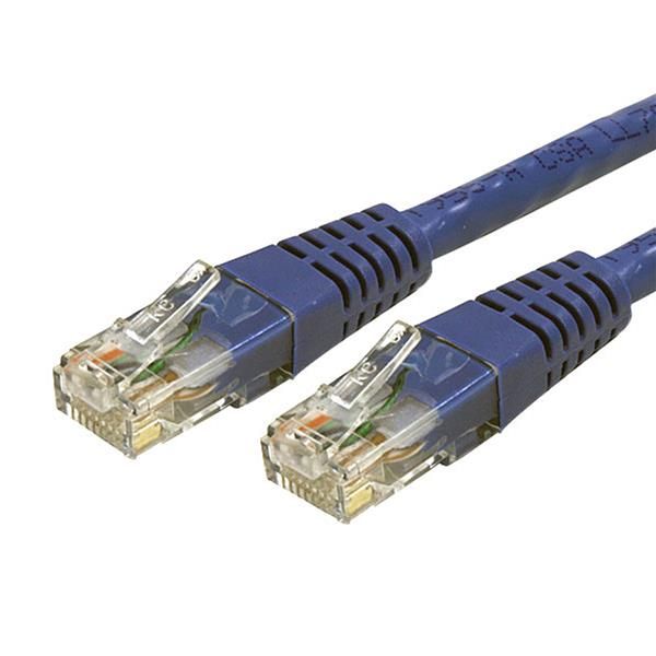 SYNX1823314 StarTech.com 50 ft Blue Molded Cat6 UTP Patch Cable - ETL Verified