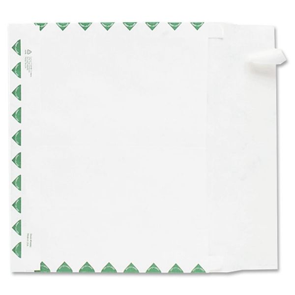QUAR4440 Survivor Tyvek Booklet Expansion Mailer, 1st Class, 10 x 13 x 2, White, 18lb, 100/Carton
