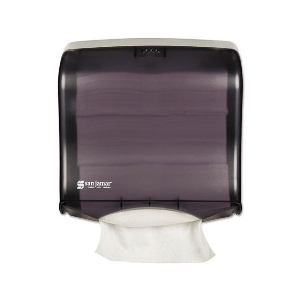 SJMT1755TBK San Jamar Ultrafold Fusion C-Fold & Multifold Towel Dispenser, 11 1/2x5 1/2x11 1/2, Black