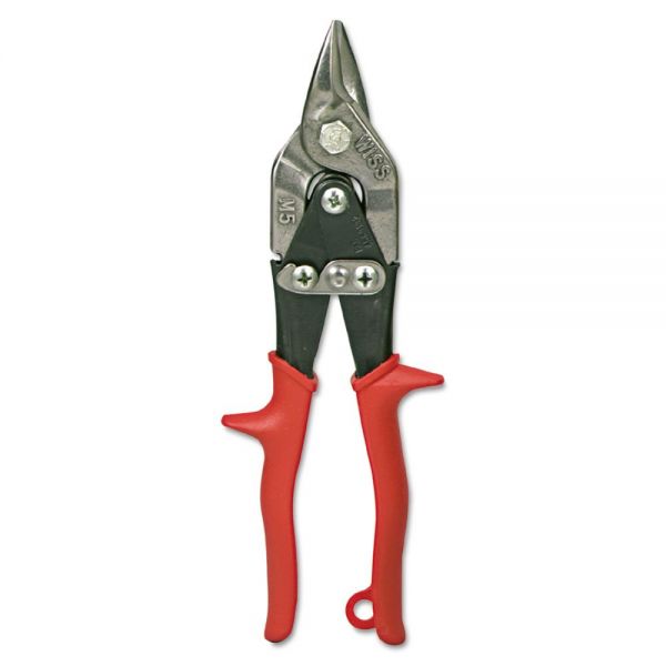 WISM5R Wiss Metalmaster Bulldog Snips, Red Grips