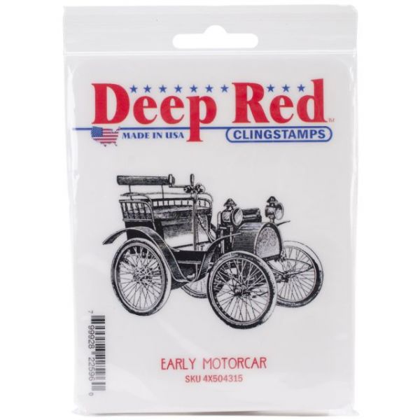 NOTM455134 Deep Red Cling Stamp 3"X2"