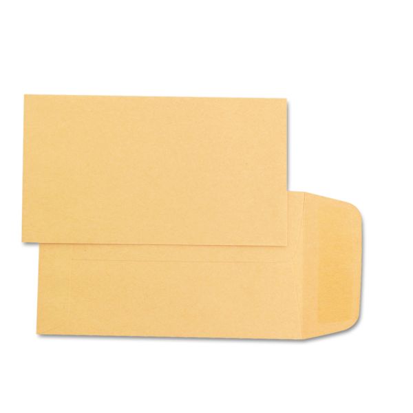 QUA50162 Quality Park Kraft Coin & Small Parts Envelope, #1, 2 1/4 x 3 1/2, Brown Kraft, 500/Box