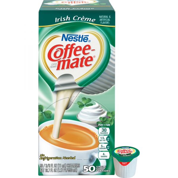 CoffeeMate Irish Cream Liquid Coffee Creamer Cups