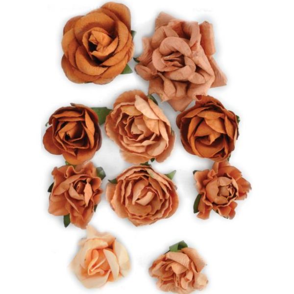 NOTM465730 Paper Blooms 1" To 1.5" 10/Pkg