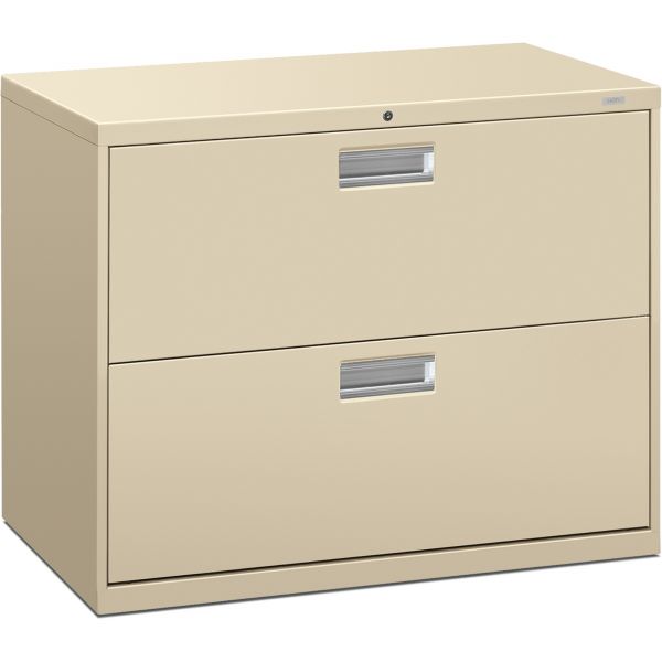 HON682LL HON 600 Series Two-Drawer Lateral File, 36w x 19-1/4d, Putty