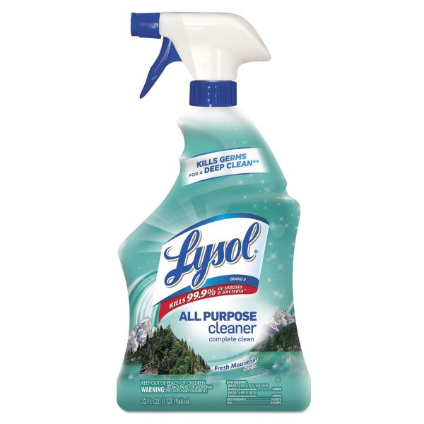 RAC80313 LYSOL Brand II Ready-to-Use All-Purpose Cleaner, Fresh Mountain, 32 oz Trigger Spray