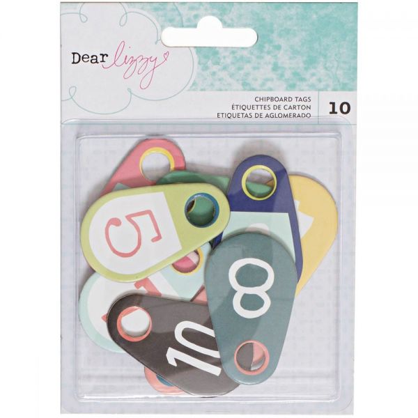 NOTM307240 Dear Lizzy Saturday Chipboard 10/Pkg