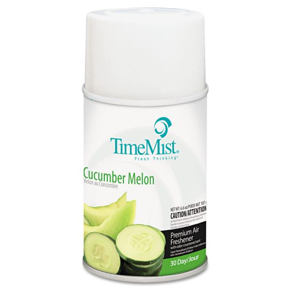 TMS1042677EA TimeMist Metered Fragrance Dispenser Refill, Cucumber Melon, 6.6 oz, Aerosol