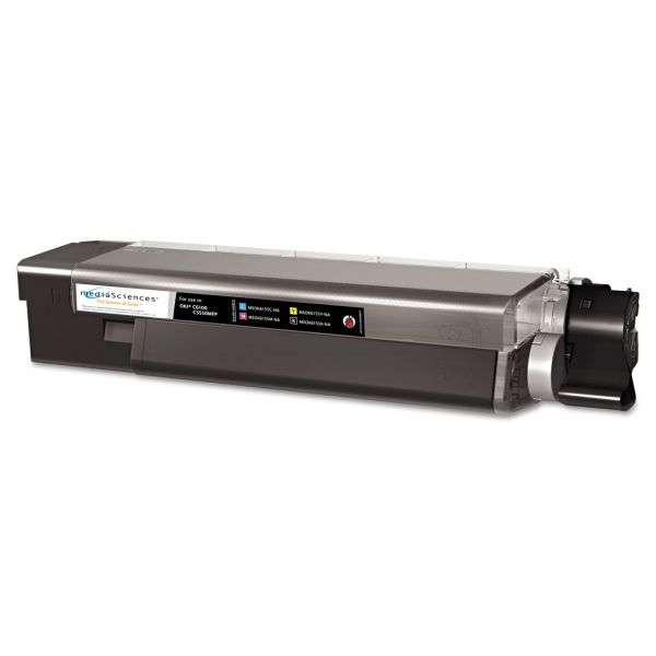 MDA40037 Media Sciences 40037 Remanufactured 43865720 Toner, Black