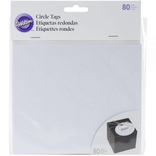 NOTM216280 Circle Tags 80/Pkg