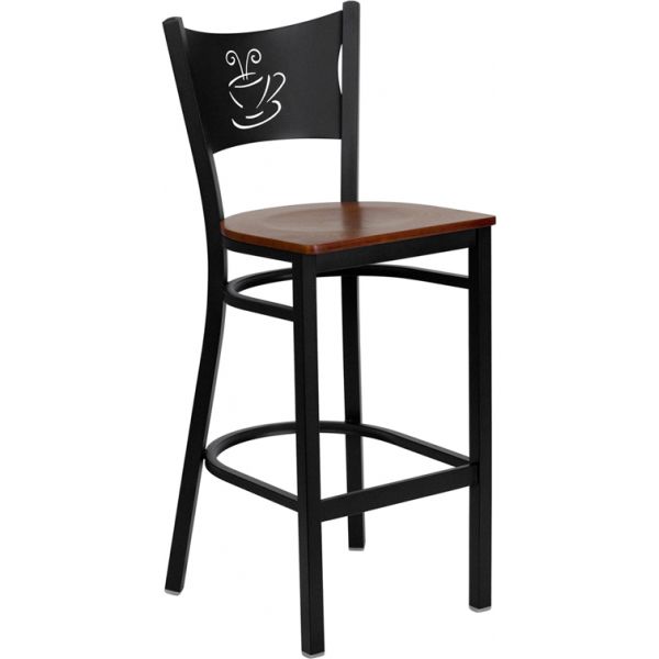 FHFXUDG60114COFBARCHYWGG Flash Furniture HERCULES Series Coffee Back Barstool