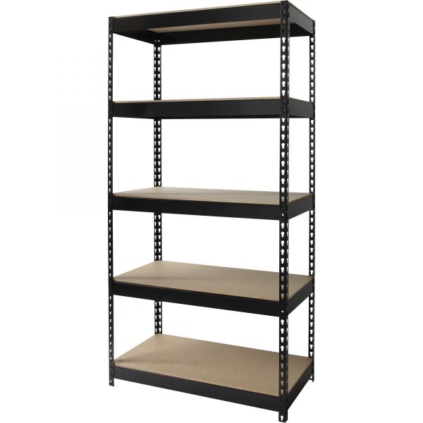 LLR61621 Lorell Riveted Steel Shelving Unit