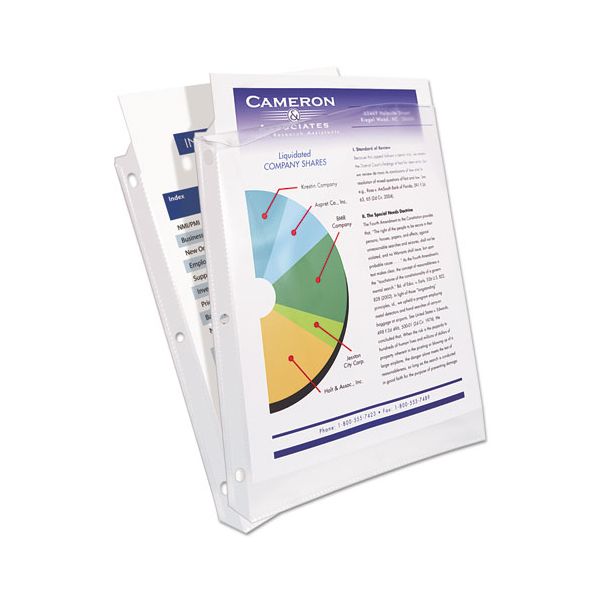 AVE74100 Avery Top-Load Poly Sheet Protectors, Letter, Heavy Gauge, Diamond Clear, 100/Box