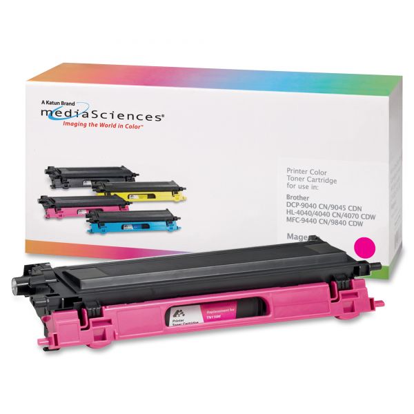 MDA39409 Media Sciences Remanufactured Brother TN115M Magenta Toner Cartridge