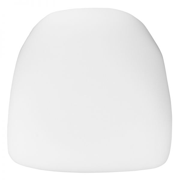 FHFBHWHHARDGG Flash Furniture Hard White Fabric Chiavari Chair Cushion