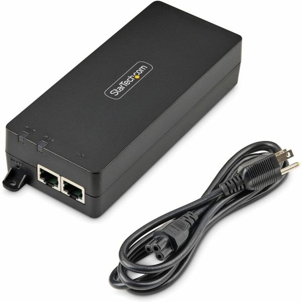 StarTech 1-Port 10Gbps Gigabit PoE++ Injector, 90W, 2.5/5/10G Ethernet ...