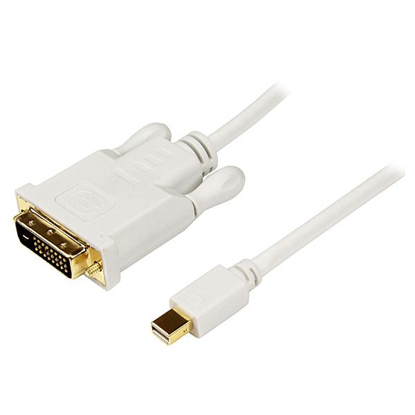 SYNX3620782 StarTech.com 6 ft Mini DisplayPort to DVI Adapter Converter Cable - Mini DP to DVI 1920x1200 - White