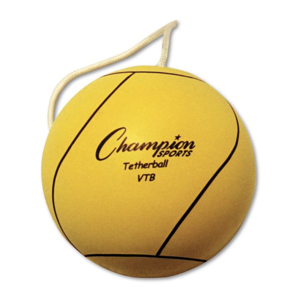 CSIVTB Champion Sports Tether Ball, Playground Size, Optic Yellow