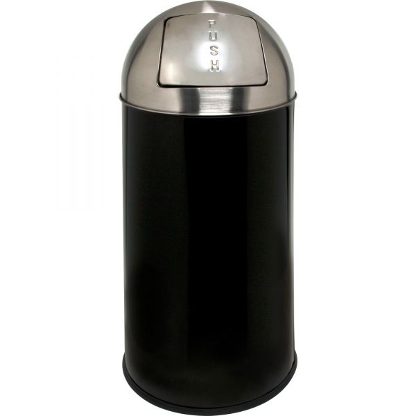 Genuine Joe Classic Round Top 12 Gallon Trash Can