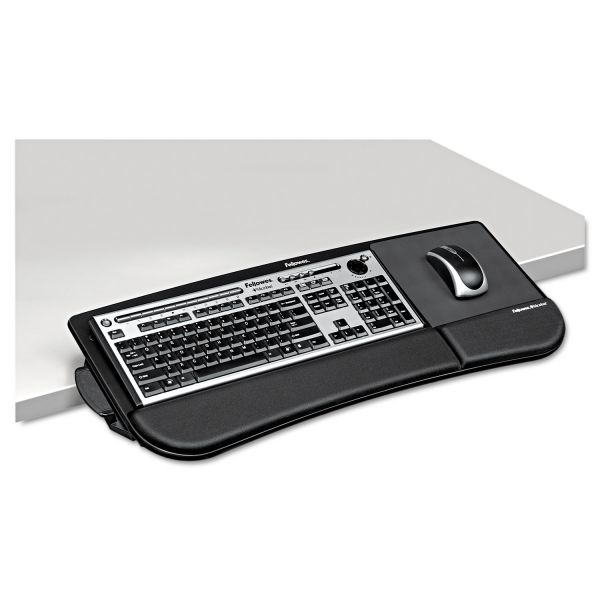 FEL8060101 Fellowes Tilt 'n Slide Keyboard Manager, 19-1/2w x 11-7/8d, Black