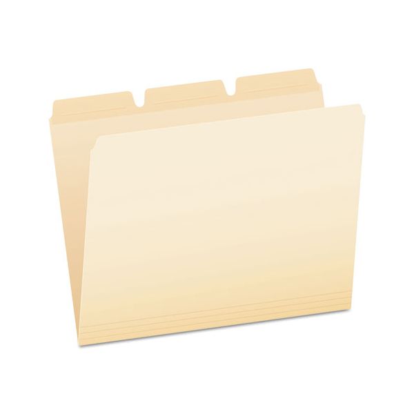 PFX42336 Pendaflex Ready-Tab File Folders, 1/3 Cut Top Tab, Letter, Manila, 50/Pack