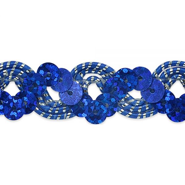 NOTM442822 Reba Ric Rac Sequin Braid Trim 3/4"X9'