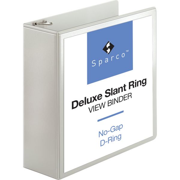 SPR62471 Sparco Deluxe 4" 3-Ring View Binder