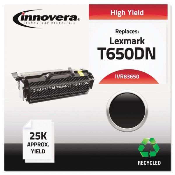 IVR83650 Innovera Remanufactured T650H21A (T650) Toner, Black