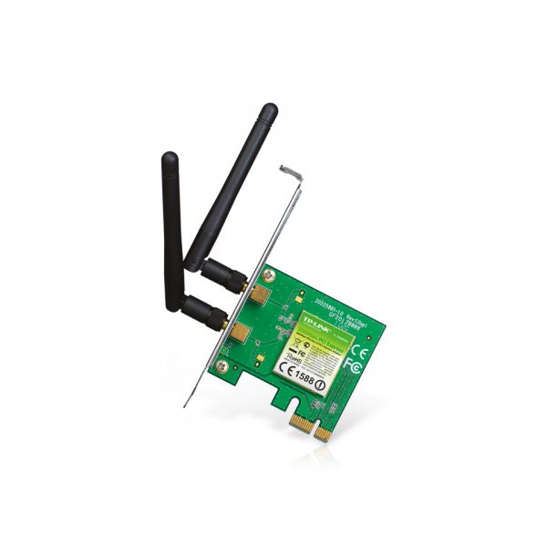 SYNX3298487 TP-LINK TL-WN881ND Wireless N300 PCI Express Adapter, 2.4GHz 300Mbps, Include Low-profile Bracket