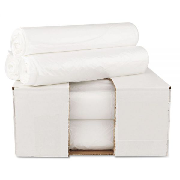 GEN243106 General Supply Hi-Density Can Liners, 24 x 31, 6mic, Natural, 50 Bags/Roll, 20 Rolls/CT