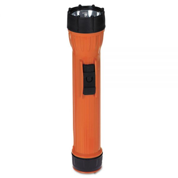 BGT14720 Bright Star WorkSafe I Model 2224 Waterproof Flashlight, 3 D, Orange/Black