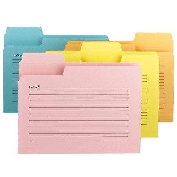 SMD11650 Smead SuperTab Notes Colored File Folders