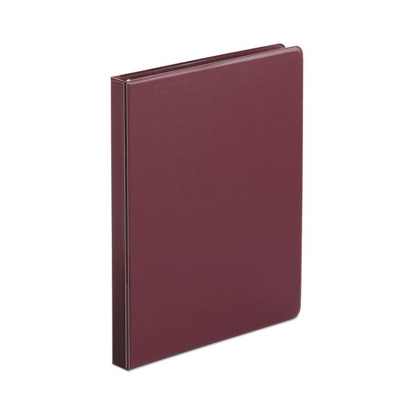 UNV30406 Universal Economy Non-View 3-Ring Binder, 1/2" Capacity, Round Ring, Burgundy