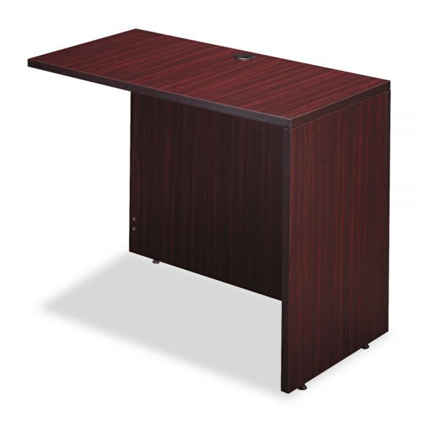 ALEVA354224MY Alera Valencia Series Reversible Return/Bridge Shell, 42w x 23 5/8d. Mahogany