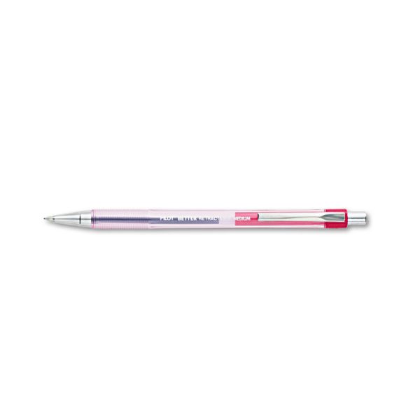 PIL30007 Pilot Better Ball Point Pen, Red Ink, 1mm, Dozen