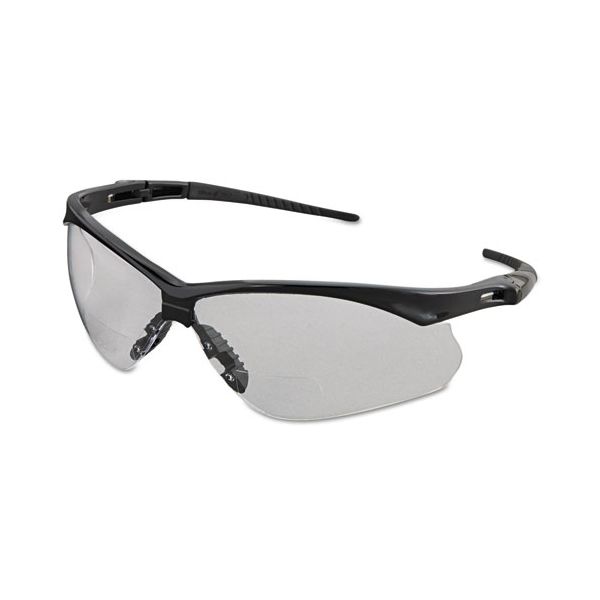 JAK28627 Jackson Safety* V60 Nemesis Rx Reader Safety Glasses, Black Frame, Clear Lens